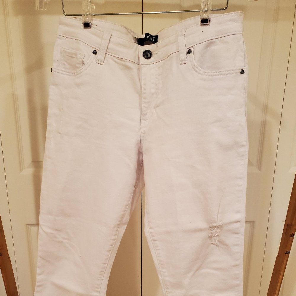 Kut From the Kloth distressed/cropped jean- NWOT